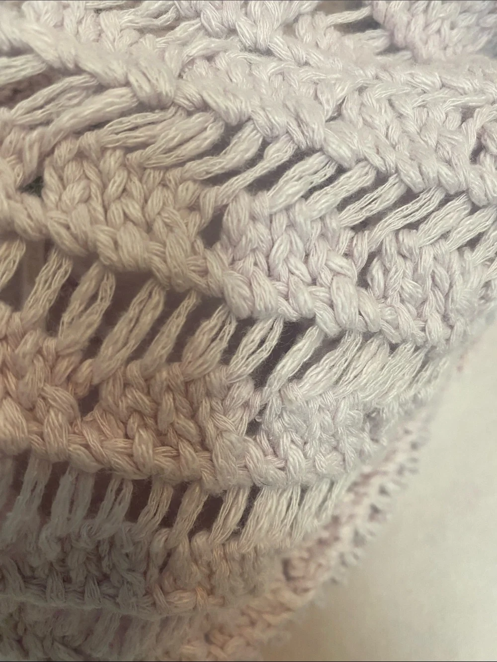 Free People Lavender Crochet-Trim Cowl Pullover Sweater - Women